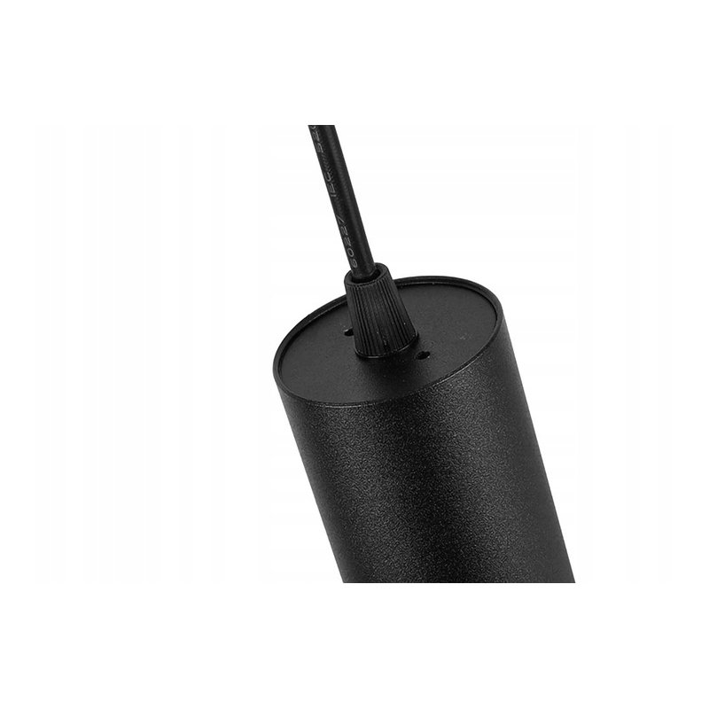 LAMPA drewniana belka wisząca sufitowa ŻYRANDOL ZWIS tuba 15cm na 3x GU10