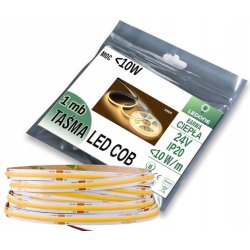 Taśma LED COB 24V 10W 480 diod na metr Neon Ciepły 1m cięta z rolki 50m