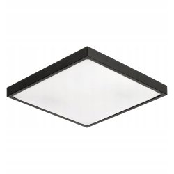 PLAFON czarny lampa oprawa sufitowa 20W LEd na E27