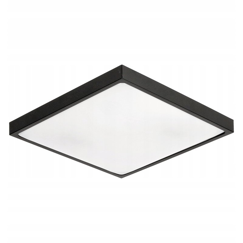 PLAFON czarny lampa oprawa sufitowa 20W LEd na E27