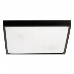 PLAFON czarny lampa oprawa sufitowa 20W LEd na E27