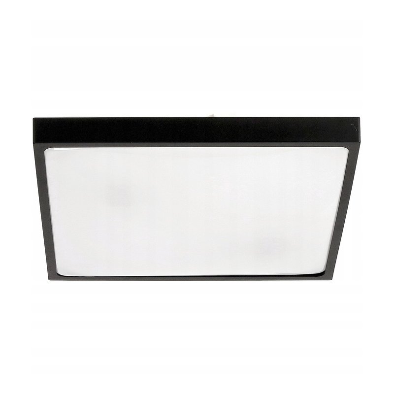 PLAFON czarny lampa oprawa sufitowa 20W LEd na E27