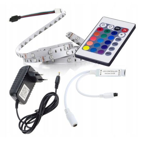 Taśma LED ZESTAW 150 RGB 1m...