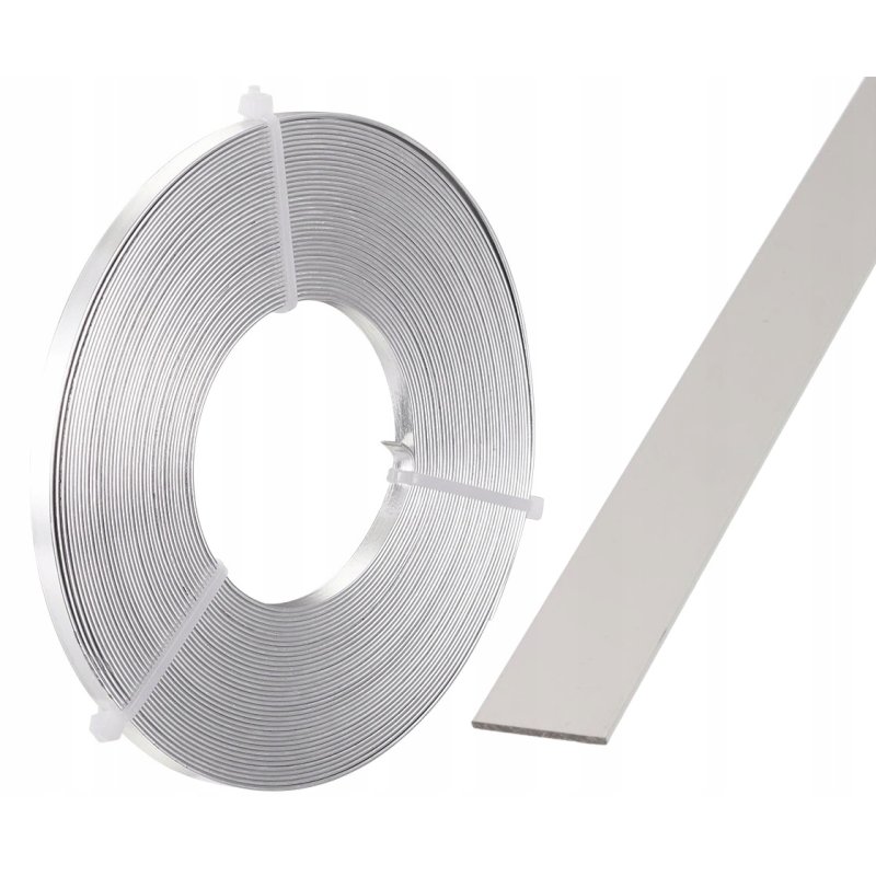 Profil aluminiowy elastyczny PŁASKI do taśm led 1m