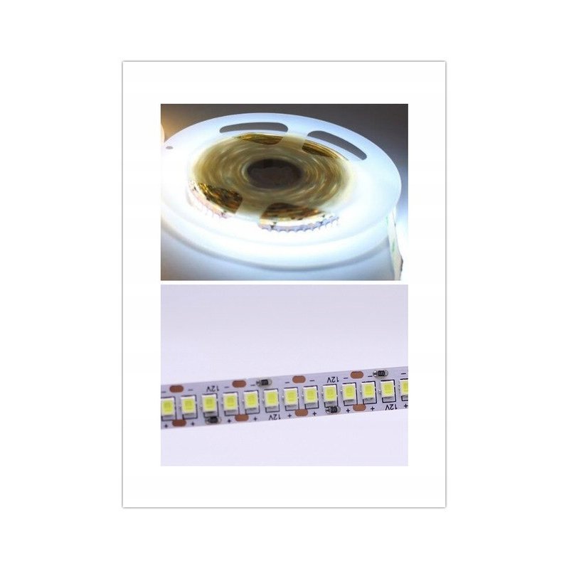 SUPER MOCNA Taśma LED HQ 24V 2835 IP20 1200d 5m CW