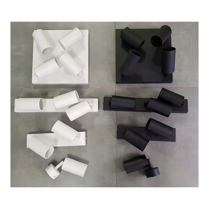 LAMPA sufit KINKIET ŚCIENNY regulowany SPOT 3 GU10