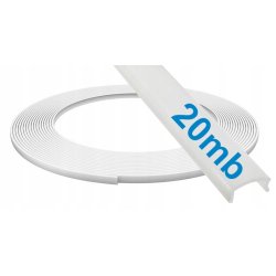 Klosz PCV do profili ALU LED typ A B C Luminess mleczny na rolce 20mb
