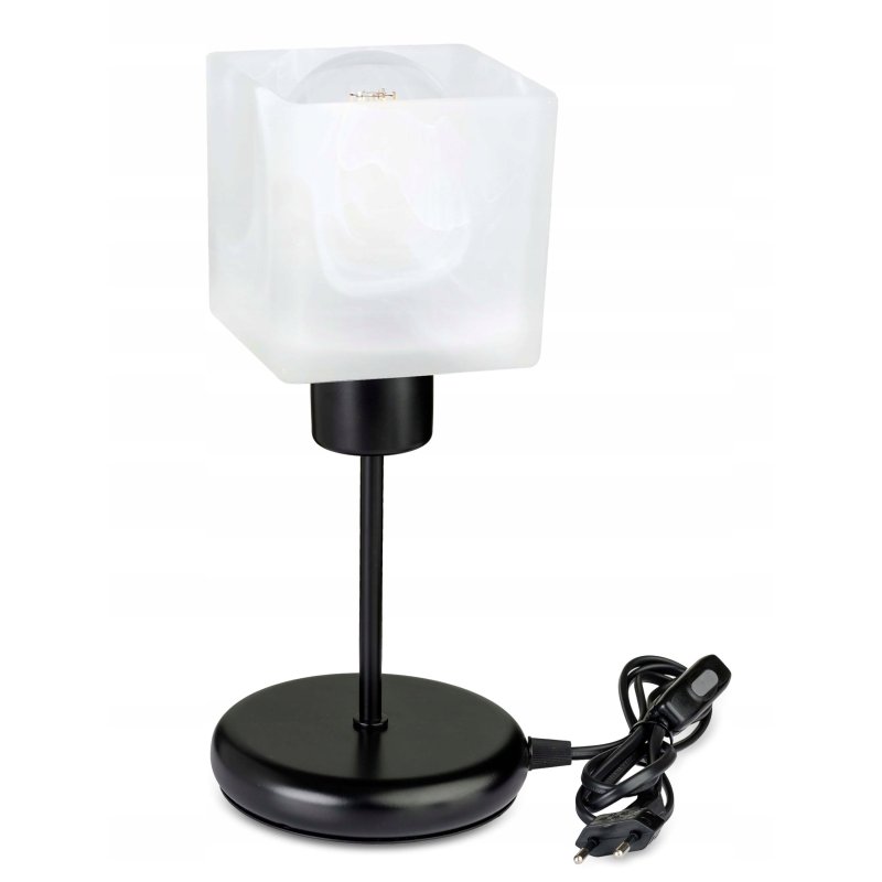 Lampka nocna Lampa stołowa loft Szkło na led E27