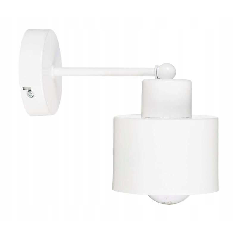 LAMPA KINKIET E27 ścienny stały loft metal KUBEK