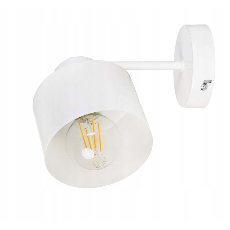 LAMPA KINKIET E27 ścienny stały loft metal KUBEK