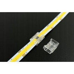2x Złączka do taśm LED COB CCT multiwhite IP20 10mm łącznik prosty na 3 PIN