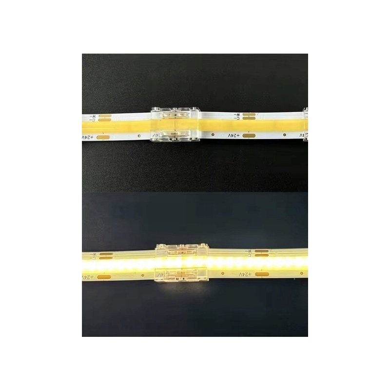 2x Złączka do taśm LED COB CCT multiwhite IP20 10mm łącznik prosty na 3 PIN