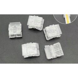 2x Złączka do taśm LED COB CCT multiwhite IP20 10mm łącznik prosty na 3 PIN