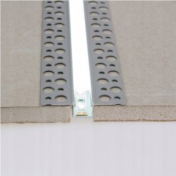 Zestaw PROFIL LED ALUMINIOWY do PŁYT karton-gips GK GIPSOWYCH + klosz 2m