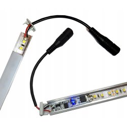 Przedłużacz DC Wtyk/Gniazdo 2,1/5,5 1,5m taśm LED