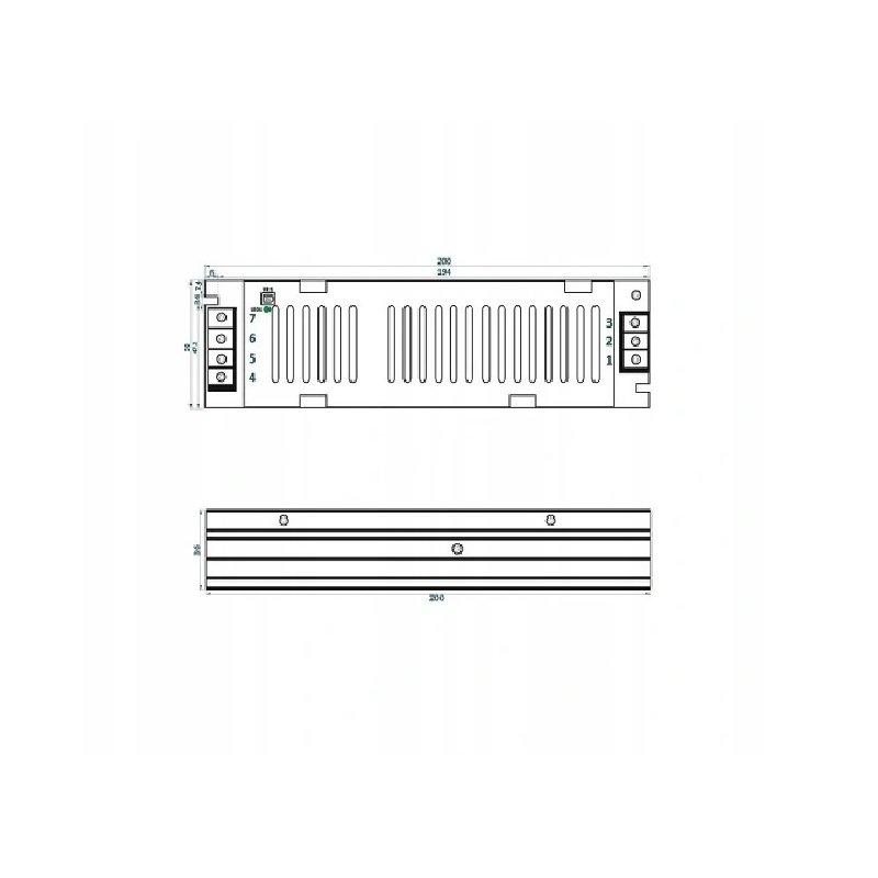 Zasilacz Napięciowy Modułowy premium 24V 40W 1,66A slim