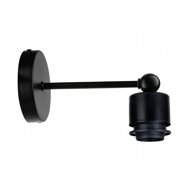 LAMPA KINKIET E27 ścienny stały loft metal KUBEK