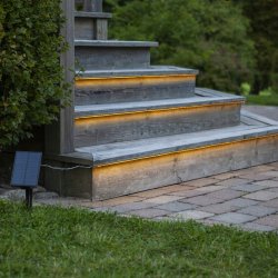 ZESTAW Taśma SOLARNA LED barwa CIEPŁA 10mb 100W IP65 hermetyczna z pilotem