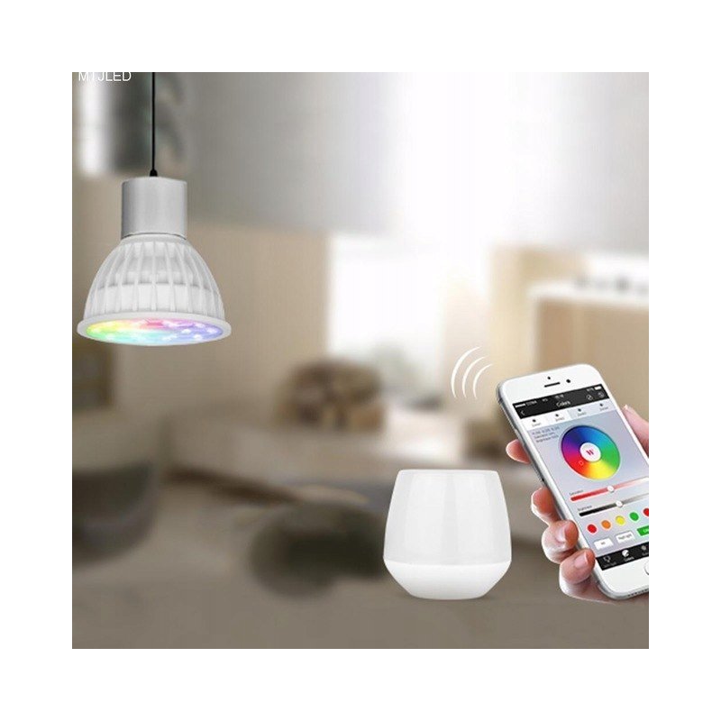 Żarówka LED MiLight FUT103 GU10 4W RGB+CCT smart strefowa Sterownaie RF