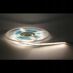 Taśma LED COB 24V 12W 8mm 528 d/m Neon NW 4000K 1m z rolki 30m cięty co 1mm