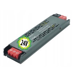 Zasilacz PROFESJONALNY płaski 24V 6,25A MOCNY 150W IP20 SUPER SLIM taśm led