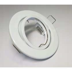 OPRAWA HALOGENOWA LED RUCHOMA BIAŁA + GNIAZDO GU10