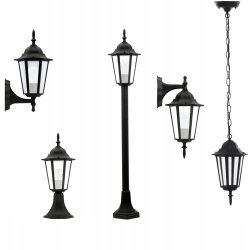 Lampa OGRODOWA Kinkiet ZEWNĘTRZNA LED E27 Latarnia