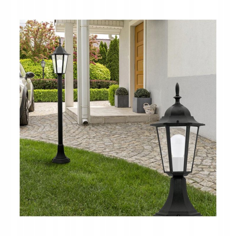 Lampa OGRODOWA Kinkiet ZEWNĘTRZNA LED E27 Latarnia