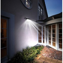 Lampa solarna NAŚWIETLACZ z panelem solarnym z czujnikiem ruchu zmierzch MV