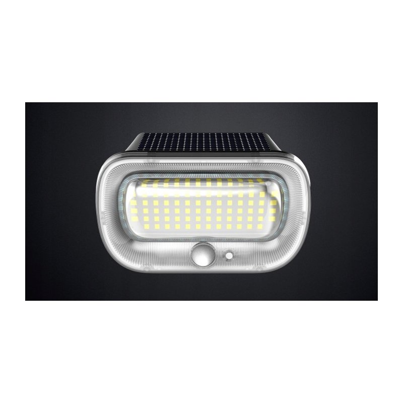 Lampa PREMIUM Elewacyjna Solarna Ogrodowa Kinkiet solarny LED NW IP54 + PIR