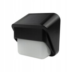 Lampa PREMIUM Elewacyjna Solarna Ogrodowa Kinkiet solarny LED RGB + NW IP65