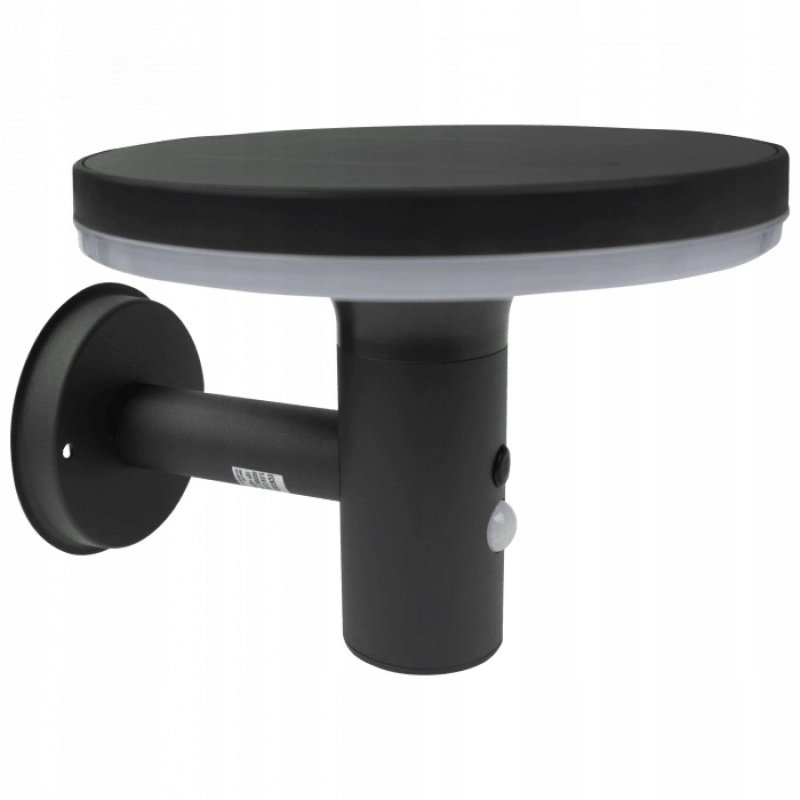 Lampa PREMIUM Elewacyjna Solarna Ogrodowa LED NW Kinkiet solarny + PIR