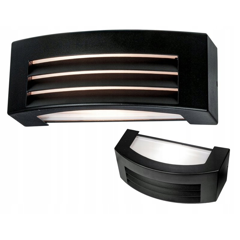 Kinkiet ogrodowy ścienny Oprawa LAMPA elewacyjna na 1xE27 IP54 CZARNY