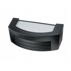 Kinkiet ogrodowy ścienny Oprawa LAMPA elewacyjna na 1xE27 IP54 CZARNY