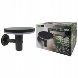 Lampa PREMIUM Elewacyjna Solarna Ogrodowa LED NW Kinkiet solarny + PIR