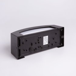 Kinkiet ogrodowy ścienny Oprawa LAMPA elewacyjna na 1xE27 IP54 CZARNY