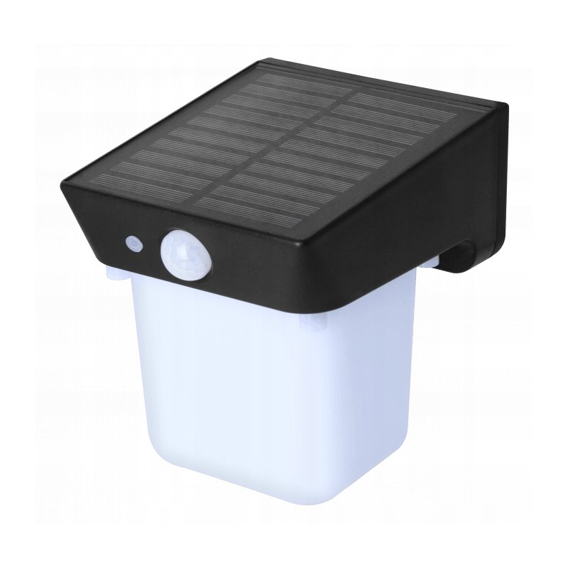 Lampa PREMIUM Elewacyjna Solarna Ogrodowa Kinkiet solarny LED NW IP64 + PIR