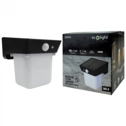 Lampa PREMIUM Elewacyjna Solarna Ogrodowa Kinkiet solarny LED NW IP64 + PIR