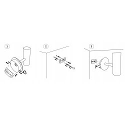 Lampa PREMIUM Elewacyjna Solarna Ogrodowa LED NW Kinkiet solarny i na USB