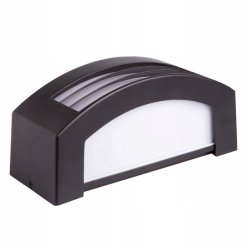 Kinkiet ogrodowy ścienny Oprawa LAMPA elewacyjna na 1xE27 IP54 CZARNY