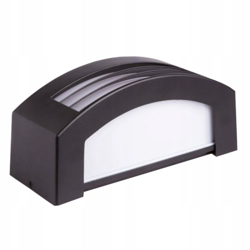 Kinkiet ogrodowy ścienny Oprawa LAMPA elewacyjna na 1xE27 IP54 CZARNY