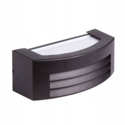 Kinkiet ogrodowy ścienny Oprawa LAMPA elewacyjna na 1xE27 IP54 CZARNY