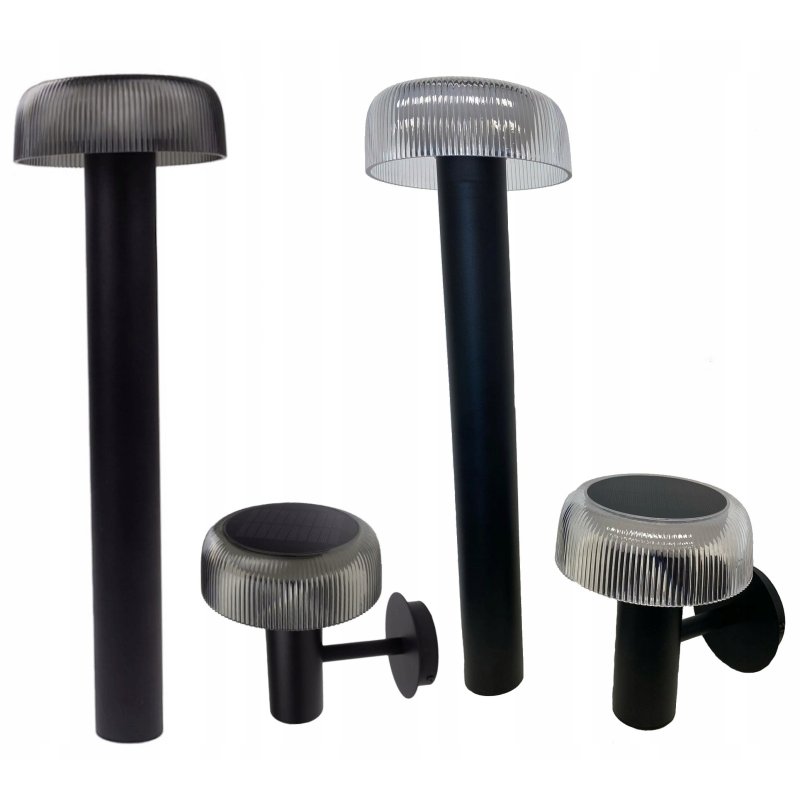 Lampa PREMIUM Elewacyjna Solarna Ogrodowa LED NW Kinkiet solarny i na USB