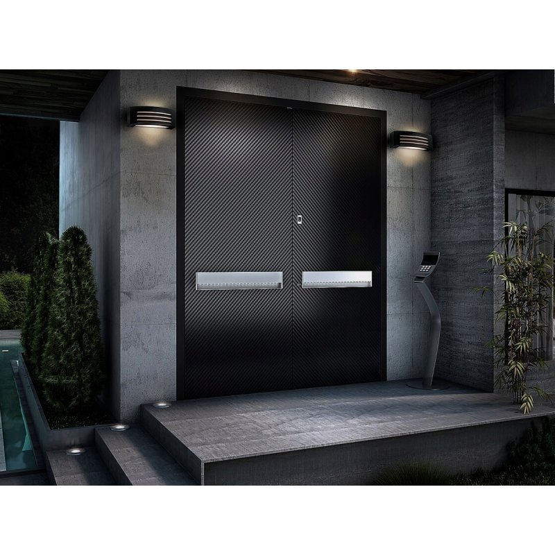 Kinkiet ogrodowy ścienny Oprawa LAMPA elewacyjna na 1xE27 IP54 CZARNY