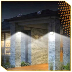 Lampa solarna NAŚWIETLACZ z panelem solarnym na kablu z czujnikiem PIR