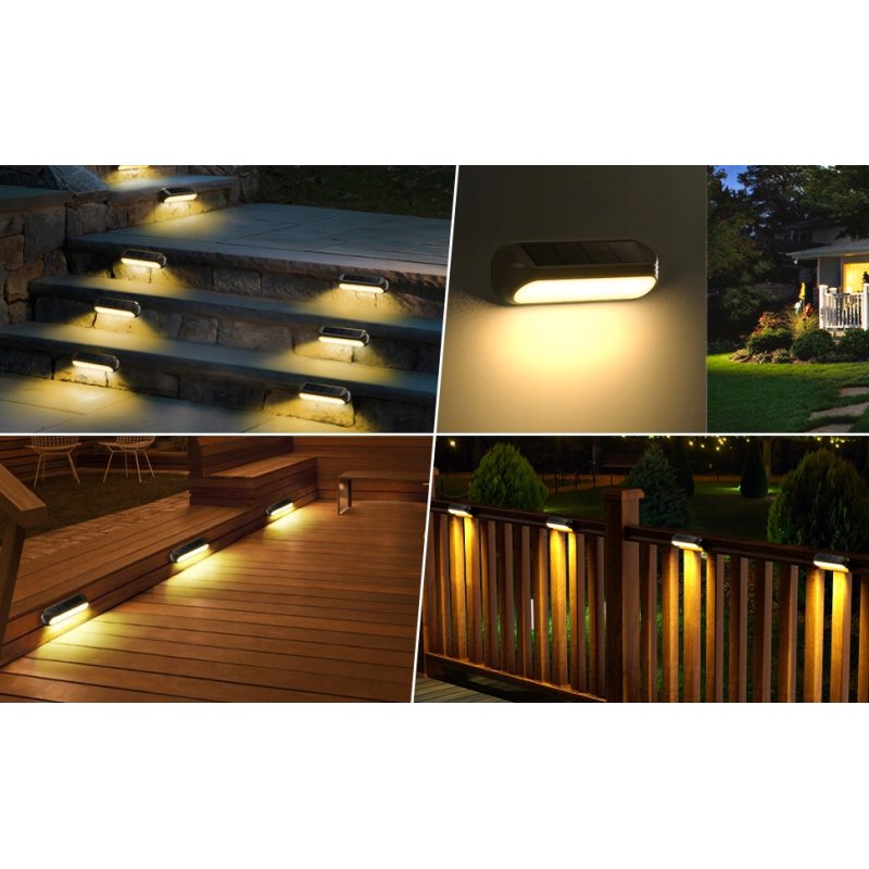 Lampa PREMIUM Elewacyjna Solarna Ogrodowa Kinkiet solarny LED RGBW WW IP65