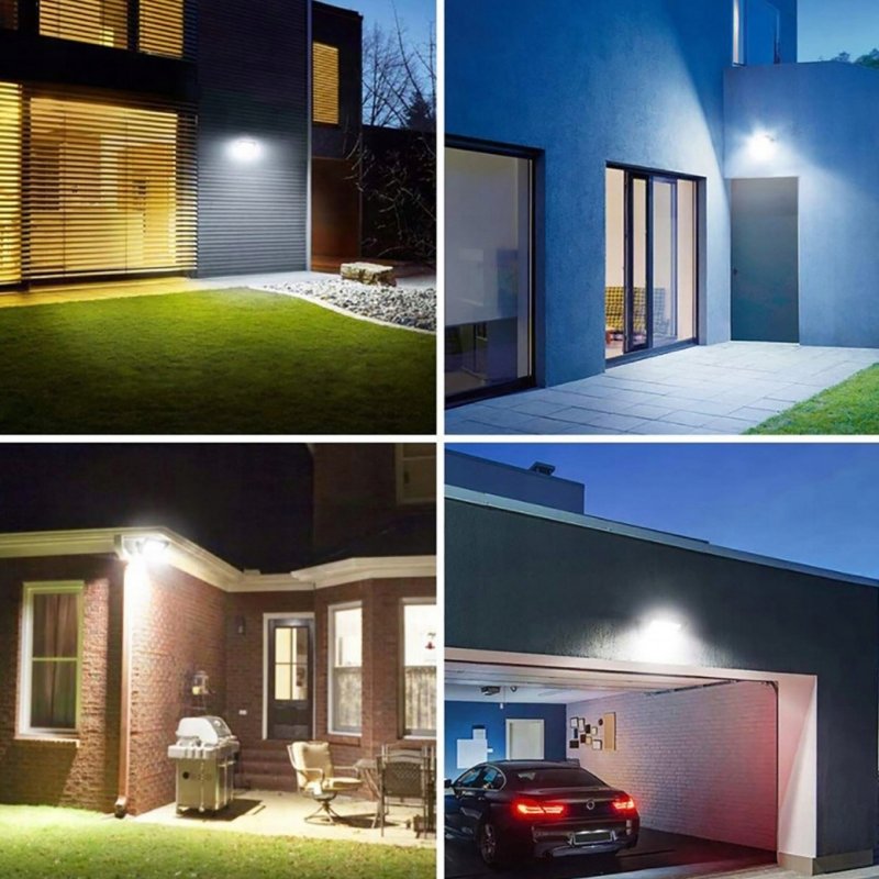 Lampa uliczna solarna ogrodowa naświetlacz 3w1 3panele COB z czujnikiem PIR