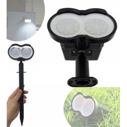 Reflektor PREMIUM ruchomy solarny OGRODOWA LAMPA SOLARNA WBIJANA LED NW