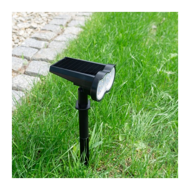 Reflektor PREMIUM ruchomy solarny OGRODOWA LAMPA SOLARNA WBIJANA LED NW