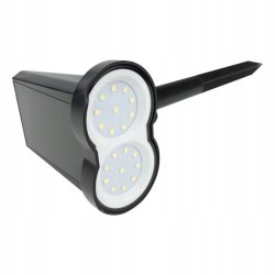 Reflektor PREMIUM ruchomy solarny OGRODOWA LAMPA SOLARNA WBIJANA LED NW